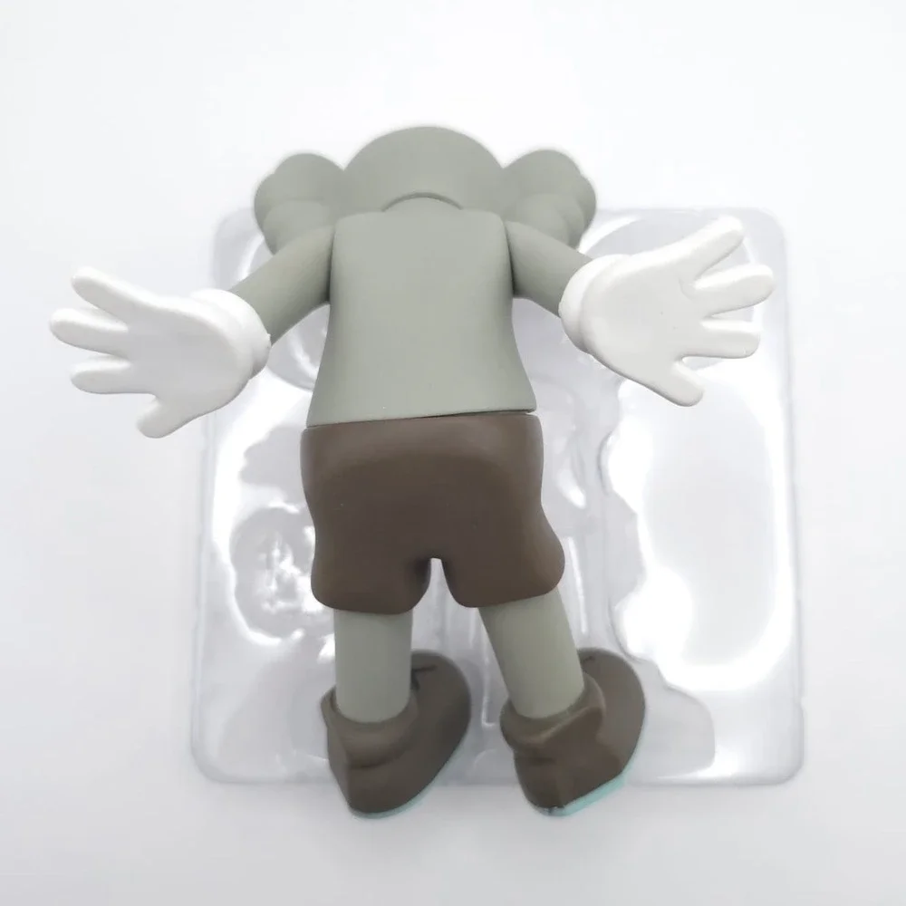 XXKAWS Trendy Ornaments Figure Art Gray New Open Box XX‎ KAWS